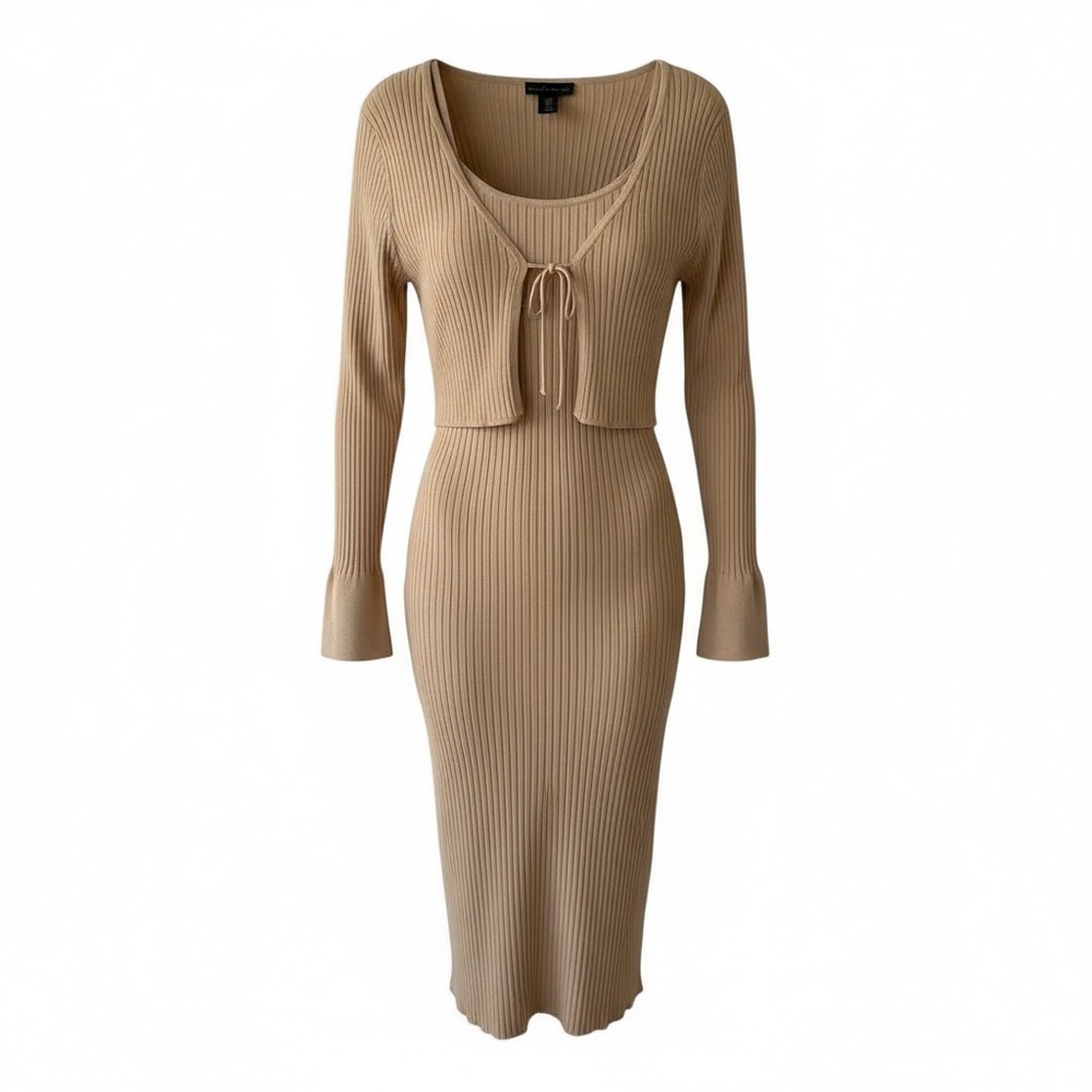 HOUSE OF HARLOW 1960 set cardigan and dress size medium